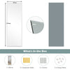 Large Full Length Mirror Full Body Rectangular Dressing Mirror Wall Mounted