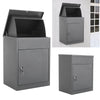 Parcel Drop Box Delivery Post Box Medium Lockable Home Storage Letter Anti Theft