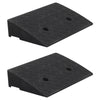 2x Kerb Ramp Rubber Pad Driveway Access Wheelchair Car Curb Threshold Step Ramps