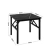 Folding Dining Table Kitchen Table Tea Coffee Space Saving Motorhome Playroom