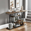 Industrial Wooden Retro Narrow Slim Console Table Side Table Hallway Furniture
