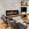 102 cm Electric Fireplace Wall Mounted 750W/1500W Fireplace Heater