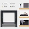 FATIVO Small Wood Side End Table Slim Coffee Table Modern Occasional Furniture