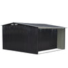 10x8ft Outdoor Log Firewood Storage Shed Garden Tools Container 2 Sliding Doors