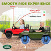 Kids Ride On Car, 12V Battery-Powered Electric Car w/ Remote Green