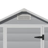 Plastic Outdoor Garden Tool Shed 4.4 X 3.4ft Plant Bike Storage Shed House Cabin