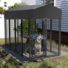 XXL-Large Outdoor Dog Kennel Pet House Enclosure Run Cage Galvanized Steel Fence