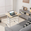 Mobile Standing Desk Laptop Computer Cart Portable Height Adjustable Workstation