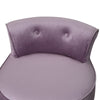 Purple Velvet Makeup Chair Seater Vanity Bedroom Dressing Table Stool Piano Seat