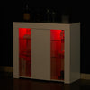 White High Gloss LED Sideboard Storage TV Stand Cupboard Cabinet Unit New