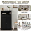 Bathroom Cabinet Floor Storage Cabinet Standing Cupboard w/1 Shelf &2 Drawers