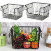 Large Metal Handy Basket Organizer School Office Kitchen Pharmacy Storage Basket