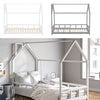 Toddler PineWood Bed Frame Children Kids Junior House Bedframe Bedroom Furniture