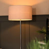 Tall Industrial Standard Floor Lamp Light Metal Base Metal Retro Shade LED Bulb