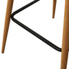 2X Bar Stools Fabric/Faux Leather Pub Chairs Breakfast Kitchen Metal Leg Modern
