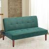Green 2 Seater Sofa Bed Recliner Sofabed Settee Bedroom Sofa Single Sleeper Bed