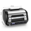 8L Air Fryer Health Grill & Flat Plate With Digital Cooking Probe 1700W 8 in 1