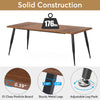 Tribesigns 180 x80 cm Large Dining Table for 6 to 8, Industrial Kitchen Table