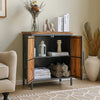 Wooden Sideboard Cabinet 2 Door Storage Cupboard Living Room Hallway Shelf Unit