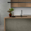 Plain Linen Woven Effect Slightly Textured Plain Dark Grey Free Match Wallpaper