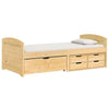 CIADAZ Day Bed with 5 Drawers IRUN 90x200 Solid Wood Pine, Bedroom A1M7