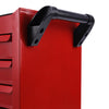 Heavy Duty 7-Tier Tool Trolley Carts Steel Roller Chest Cabinet Garage Shelf Red