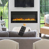 Electric Fireplace 80 inch Insert Wall Mounted LED Inset Fire Media Log Flames