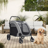 Pet Stroller Dog Cat Puppy Pram Pushchair Travel Cart Jogging Buggy Carrier Fold