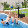 Portable Basketball Hoop with Impact Resistant Backboard