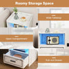 Smart Bedside Table with Adjustable Light Colors & Brightness