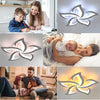 Modern Room Chandelier LED Lamp White Frame Ceiling Light With RGB Cpoqrbxwqojys
