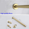 Brass Bathroom Rainfall Shower Mixer Set Shower System Bath Taps Faucet 8-12"