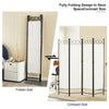 Folding 4 Panels Room Divider Freestanding Wall Privacy Screen Protector