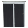3'x5'ft Outdoor Metal Storage Shed Utility Room Tool Shed For Garden With Shelf