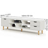 Modern TV Unit Cabinet Storage TV Stand With Drawers Living Room 140 Xvceyxikgwa