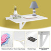 Wall Mounted Folding Table Home 80cm Drop-Leaf Floating Writing Desk Side Table