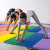 Lightweight PU Leather Exercise Mat for Yoga-Colorful