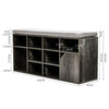 3 Tier Shoe Rack With Seat Hallway Shoe Bench Shoe Storage Rack Footwear Cabinet