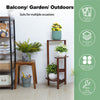3 Tier Bamboo Plant Stand Corner Plant Shelf Rack Pot Holder Display Rack