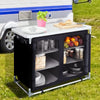 Portable Camping Kitchen Table Picnic Folding Cupboard Party Outdoor Garden BBQ