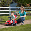 3 in 1 Ride on Push Along Car Horn Sound Safety Barrier Storage Seat Toy Red