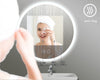 Illuminated Bathroom Mirror with LED Lights Wall Mounted Demister Touch Sensor