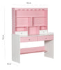 Kids Children Wooden Free Standing Study Writing Room Table Desk Shelves Drawers