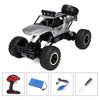 Remote Control Silver Monster Truck Big Wheel RC Cars Electric Car 4WD Kid Toy