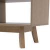 Modern Double Doors TV Cabinet Stand Unit with Storage Space Shelves Dark Brown