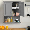 Double Door Bathroom Cabinet Wall Mounted Storage Cabinet Medicine Cabinet