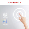 LED Bathroom Mirror 900×700mm with Demister Pad Illuminated Lights Touch Sensor