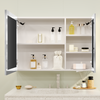 LED Bathroom Mirror Cabinet with Demister LED Lights Extra Large Storage Cabinet