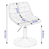 1/2/4x Adjustable Bar Stool Breakfast Pub Kitchen Barstool Swivel Gas Lift Chair