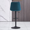 1/2/3/4x Bar Stools Adjustable Breakfast Kitchen Stools Velvet Swivel Gas Lift